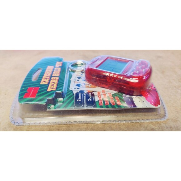 Texas Hold'em Electronic Handheld Game, M Concepts Keychain, 2004 - Vintage - Picture 6 of 9